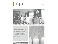 Tablet Screenshot of figo-gmbh.de